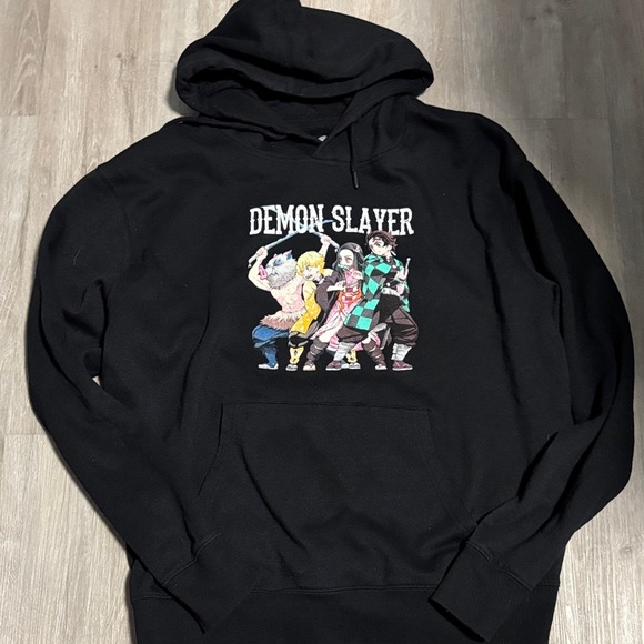 Demon Slayer Black Hoodie for Men - Picture 1 of 2
